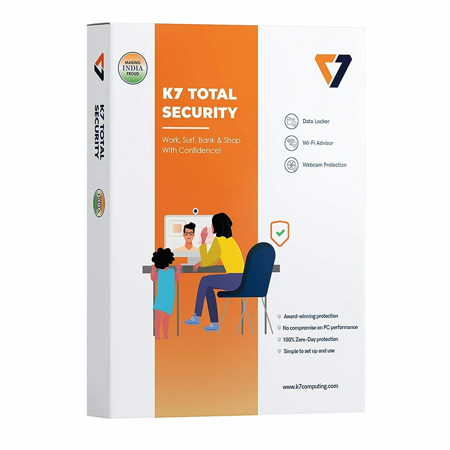 K7 Total Security 
 10 Users 3 Years